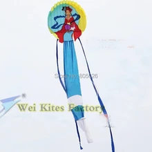 Высокое качество 12 м Китайская традиционная принцесса мягкие змеи большой воздушный змей летающие игрушки Китайский дракон кайт струна weikite