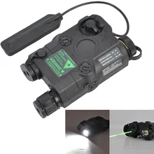 Tactical Airsoft Gun Green Laser Led White Light Flashlight with IR Lenses PEQ-15 for Hunting Shooting Tactical Airsoft Gun Green Laser Led White Light Flashlight with IR Lenses PEQ-15 for Hunting Shooting