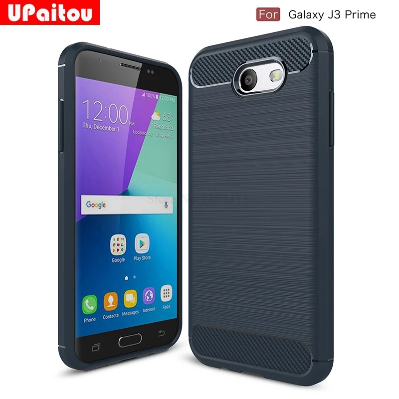 Чехол UPaitou для samsung Galaxy J3 Prime/J3 Emerge/J3 Eclipse/Express Prime 2/Amp 2 J527 ультра карбоновый чехол TPU |
