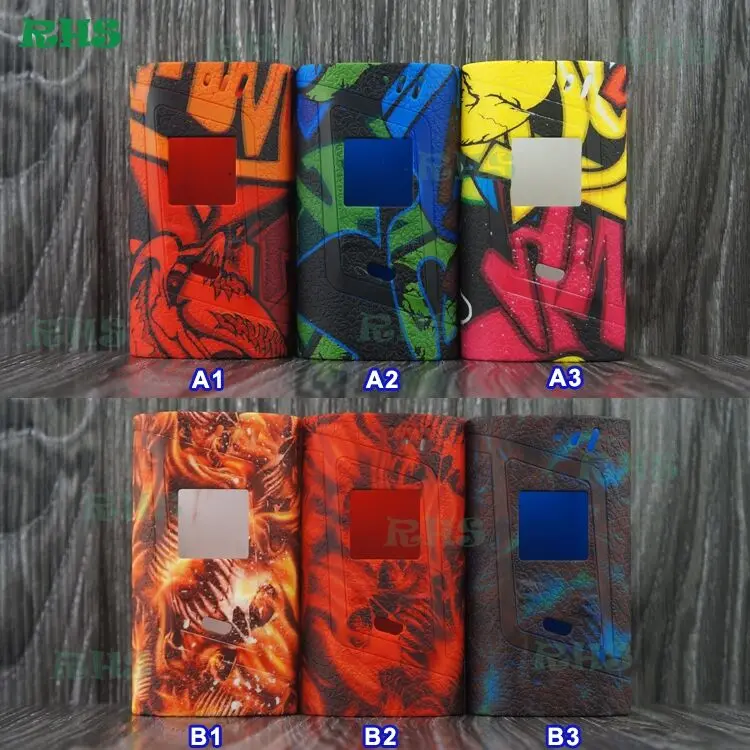 

Smok Alien 220w Silicone Case 11 Colors SMOK Alien starter kit Sleeve Protective Cover Skin For SmokTech Alien 5pcs free ship