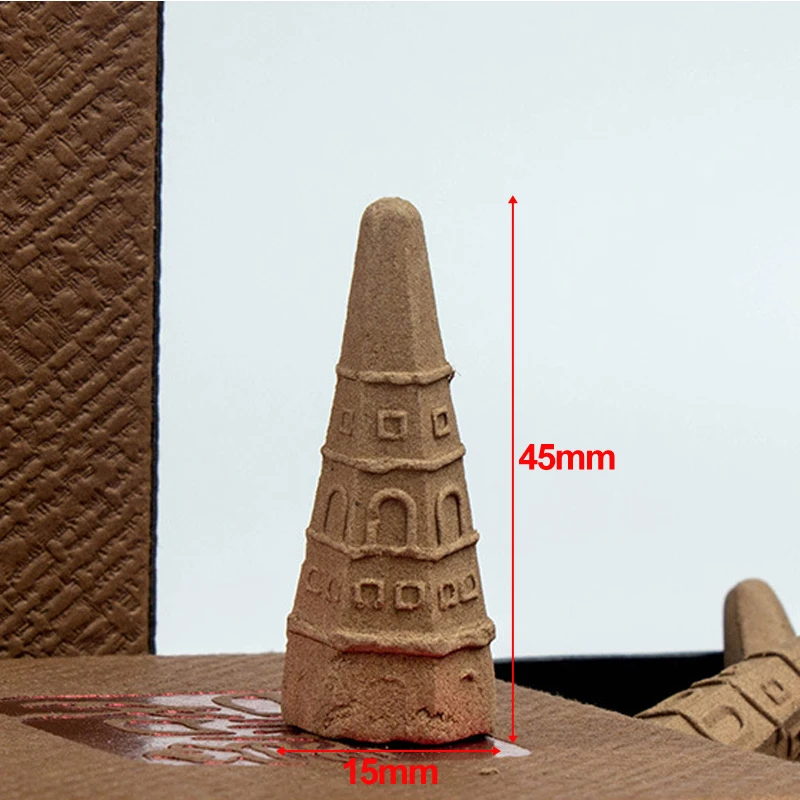 Обратный Ладан конусов 40 шт./кор. ароматизатор для дома агаровое дерево сандаловое дерево ароматическая башня Ладан для дома Гостиная для офиса, создает Эфект старины