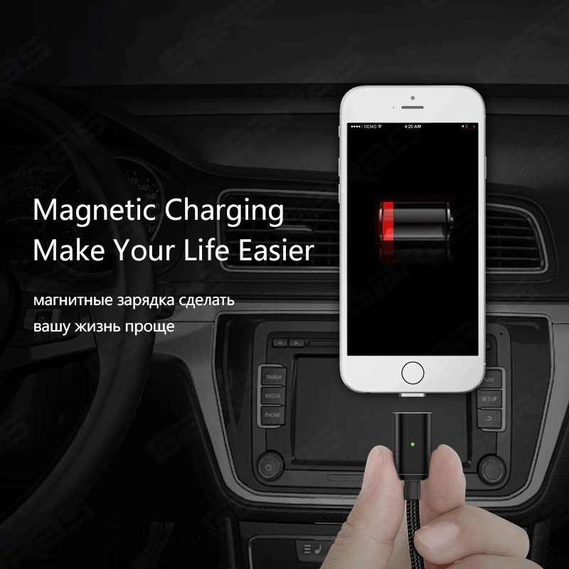جرس المغناطيسي كابل ل iphone مايكرو USB نوع C 3in1 المحمول الهاتف المغناطيس كابل سريع شحن المغناطيسي مايكرو USB كابل محول