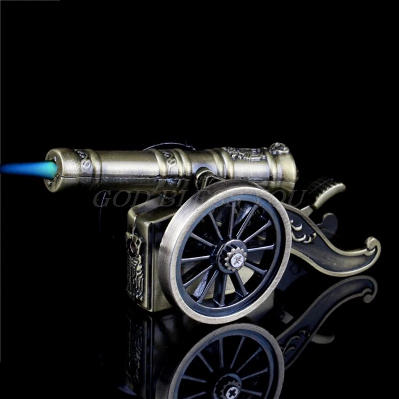 

Mini Creative Butane Lighter Small Cannon Model Fire Starter Collection Gift Cigarette Accessories