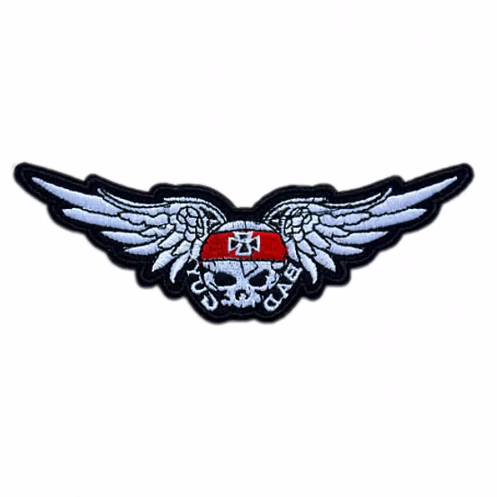 Biker Patches For Vest Patriotic American Flag Motorcycle