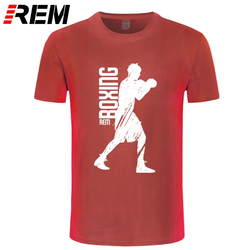 Высокое Качество Забавные футболки для мужчин Best футболка boxinger Rocky короткий рукав Футболка взрослых летние топы корректирующие
