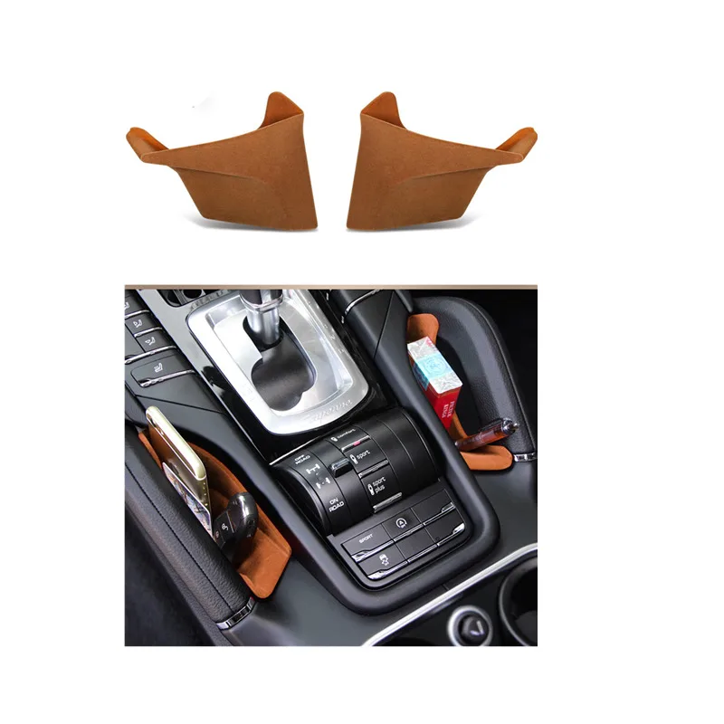 For Porsche Cayenne 2011 2016 Brown Interior Center Console Armrest