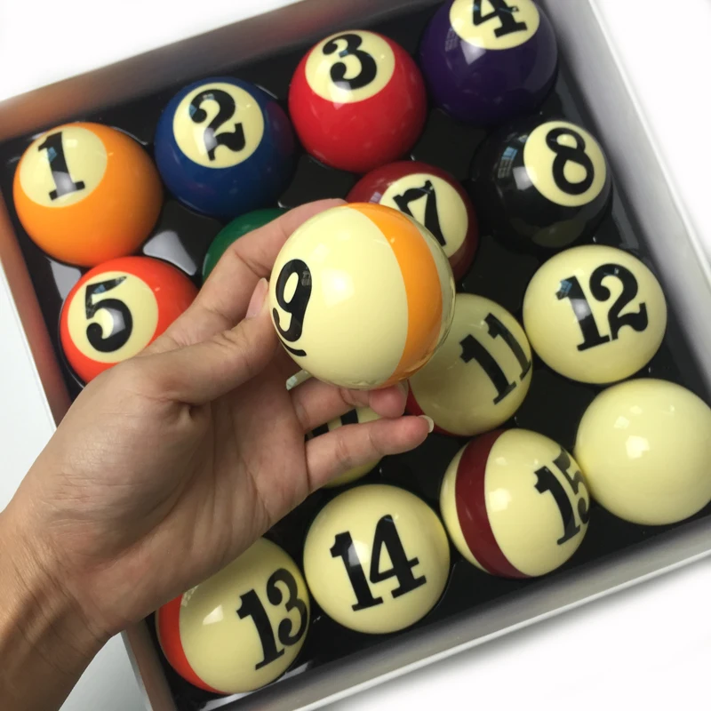 big NO inside design 57.2mm Billiards Pool balls High quality Phenolic Resin Pool complete set balls Billiards accessories
