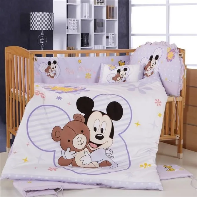 minnie mouse cot bedding set