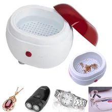 Portable Mini ultrasonic washing machine parts ultrasonic washer household jewelry lenses watches dentures cleaning machine