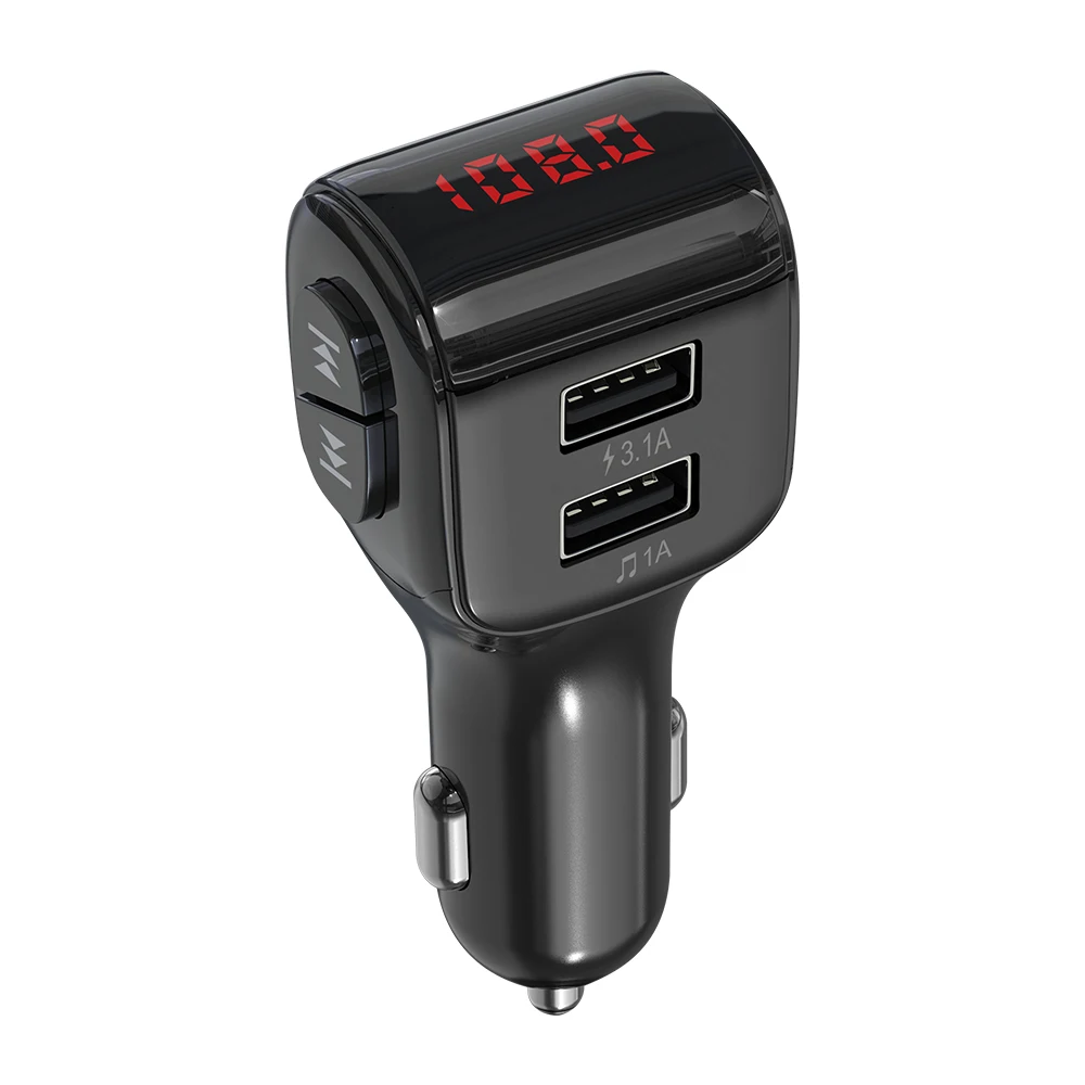 Allomn Беспроводной FM передатчик MP3 двойной зарядка через usb модулятор U диск автомобильный комплект Зарядное устройство адаптер зарядное устройство для автомобиля