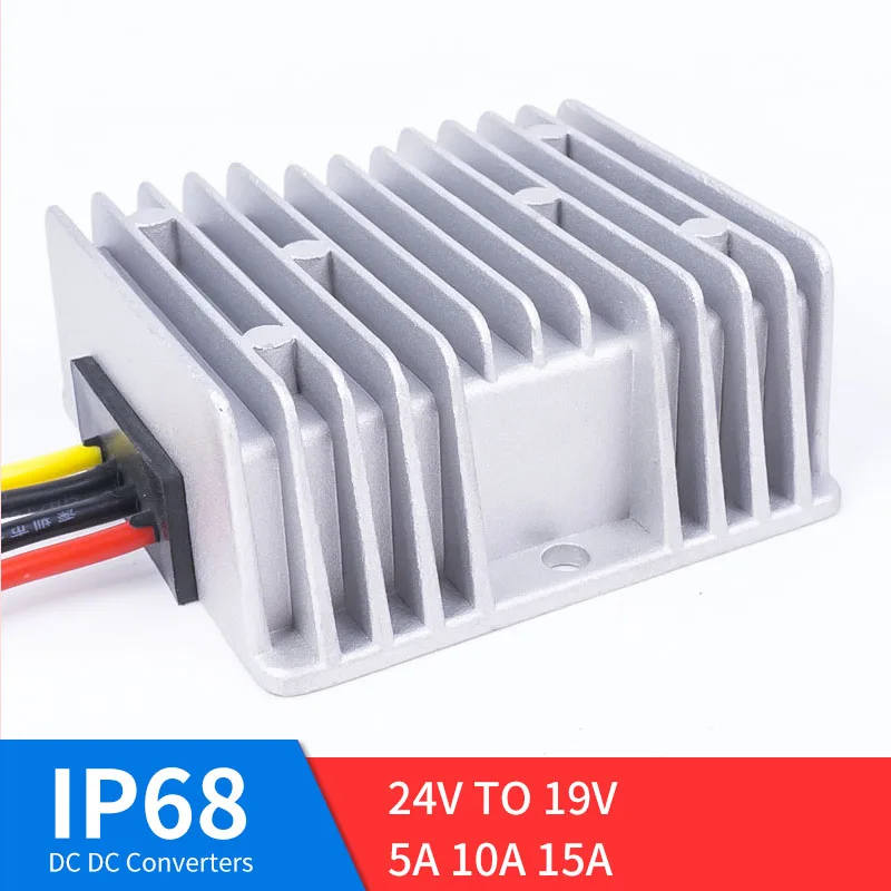 

DC 24V TO 19V 5A 10A 15A DC Power High Quality Converter Step-Down DC Regulator for Automot