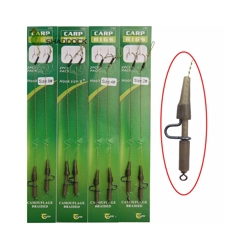 Buy Hyaena 8pcs Carp Fishing Hair Rigs Braided Thread