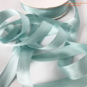 13mm, real pure silk woven double face taffeta silk ribbons for embroidery and handcraft project,gift packing