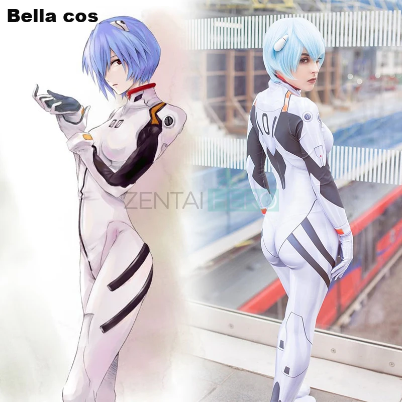 

NEON GENESIS EVANGELION/EVA Ayanami Rei cosplay costume Lycra/spandex material jumpsuits/one-pieces Carnival Anime outfits cos