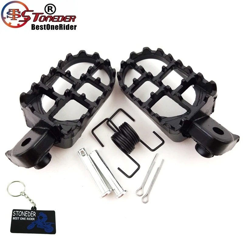 Подножки STONEDER подножки для мотоцикла XR50R CRF50 CRF70 CRF80 CRF100F PW50 PW80 TW200 | Автомобили и
