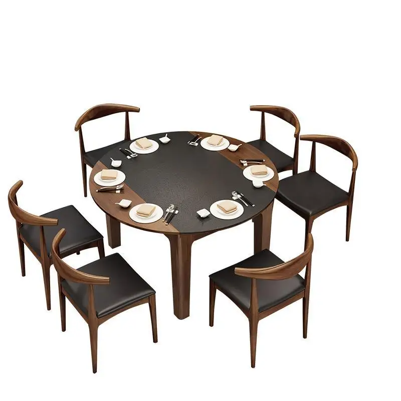 Makan Set Redonda Salle A Manger Moderne Pliante Room Yemek Masasi Dinning Wood Bureau Comedor Mesa De Jantar Desk Dining Table