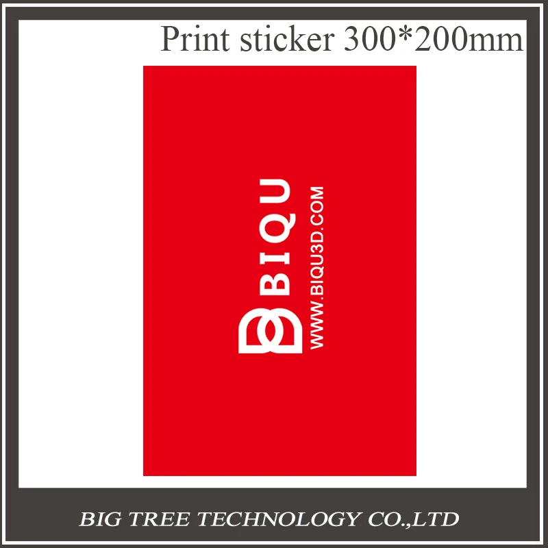 

Bigtree Tech 1PCS 300*200MM Red Painter Print Bed Tape Print Sticker Build Plate Tape