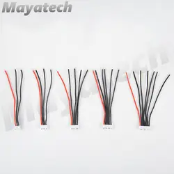 2 S 3 S 4S 5S 6 S 22AWG Ультра-мягкий силиконовый провод сбалансированная Зарядка разъем для аккумулятора 10 см 20 см сбалансированный штекер