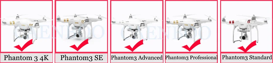 CAENBOO Drone UV CPL ND Звездный цветной фильтр объектива для DJI Phantom 3 4 K/Advanced/standard/Professional Pro/SE Gimbal аксессуары