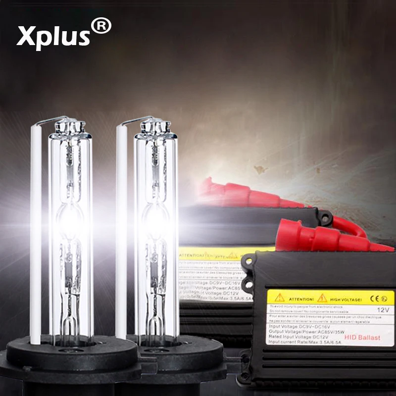 Xplus 55W35W HID Xenon комплект Тонкий Балласт H1 H3 H4 H8 H7 H11 9005 9006 880/1 теплый белый ксеноновая лампа желтый синий для автомобильных фар