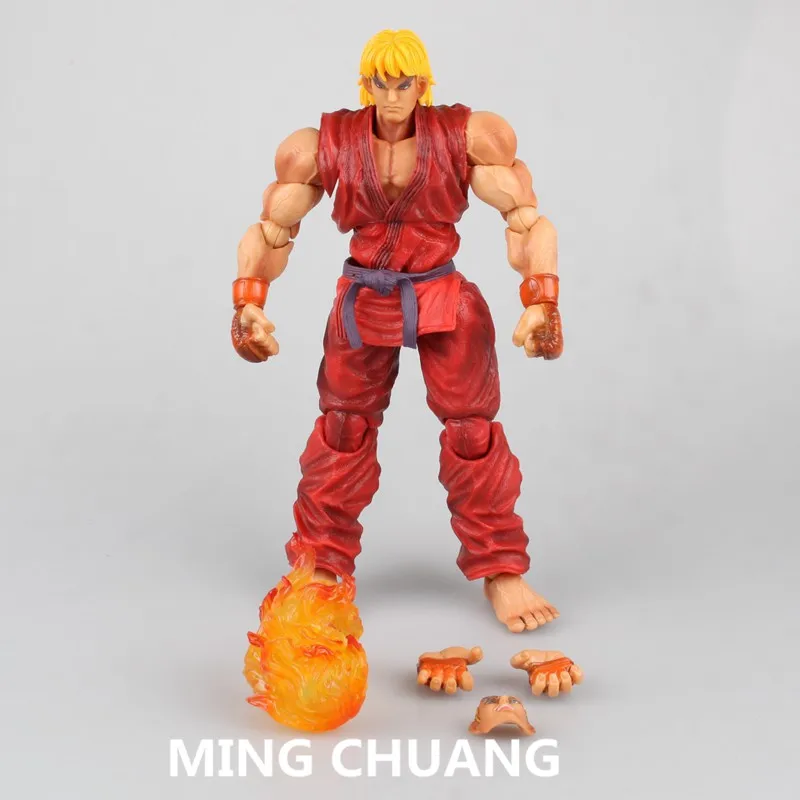 

Street Fighter IV Play Arts Ken Masters Ryu Gouki PVC Action Figure Collectible Model Toy with retail box 23 cm Q45