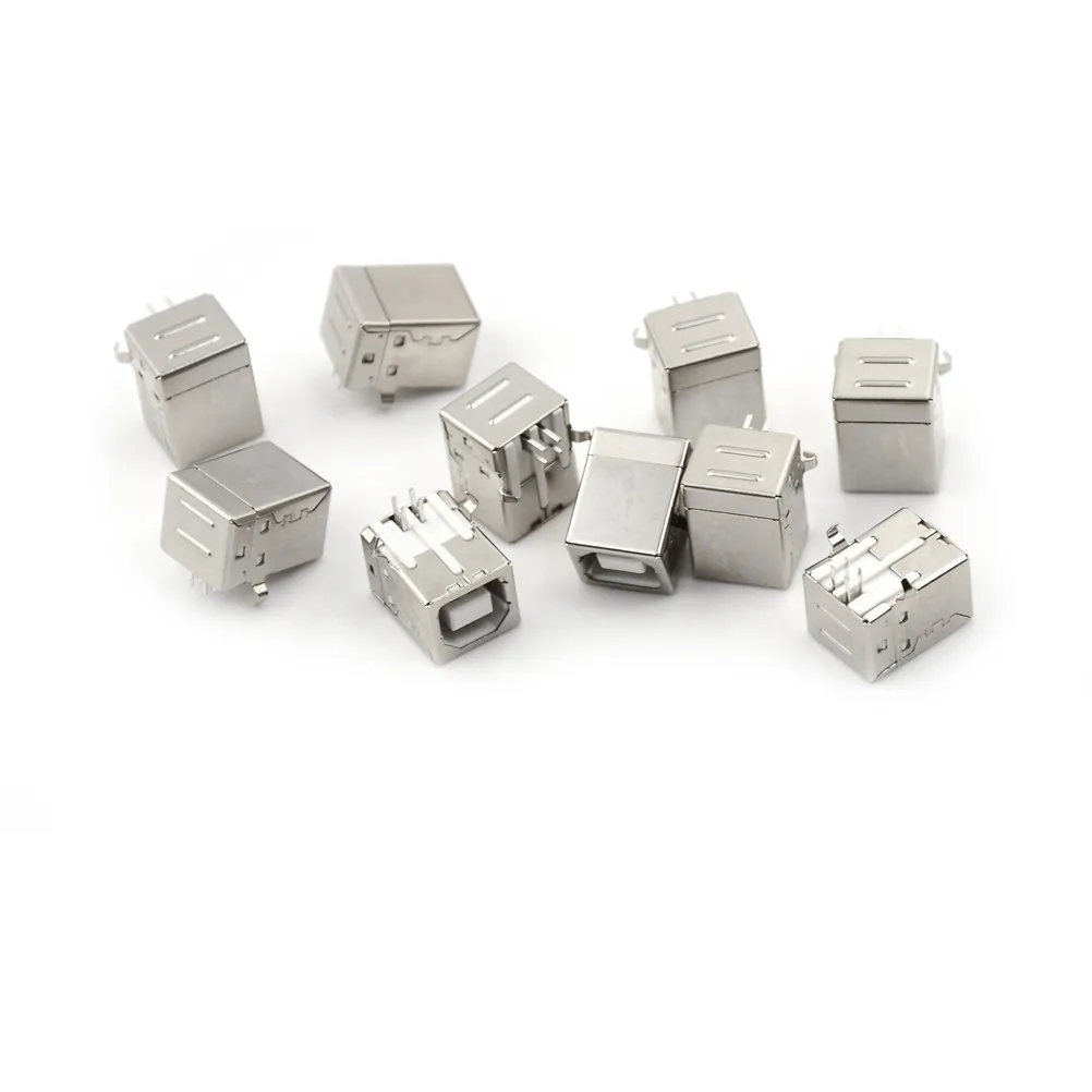 10 шт./лот Type B разъем USB 2 0 Женский заменяемый припой порт оптовая
