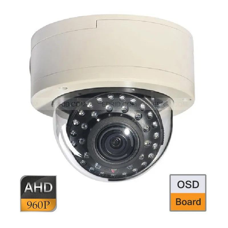 

CCTV AHD 1.3MP 960P OSD 2.8-12mm Lens Vandal Proof Dome Camera 35IR