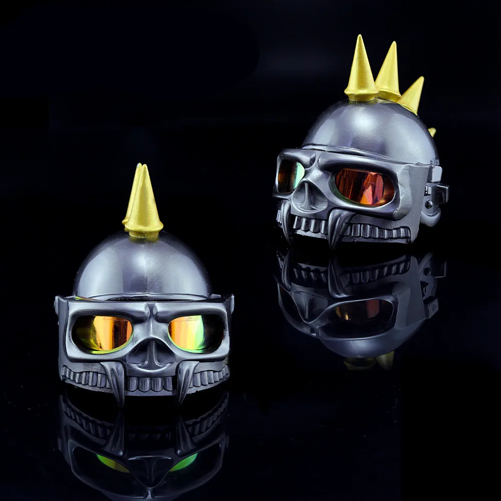 PUBG Game Playerunknown's Battlegrounds Level 3 Helmet Skull Knight Punk Style Keychain Pendant fun