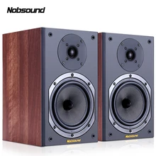 Nobsound NS-602 дерево 100 Вт 1 пара 6,5 дюймов книжная полка динамик s 2,0 HiFi Колонка звук дома Профессиональный динамик