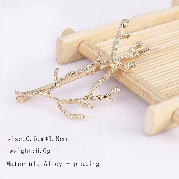 Women Tree Branch Shape Hair Clip Hairpin Fashion Silver, Gold Daily Life, Gift, Party, etc Hair Accessory