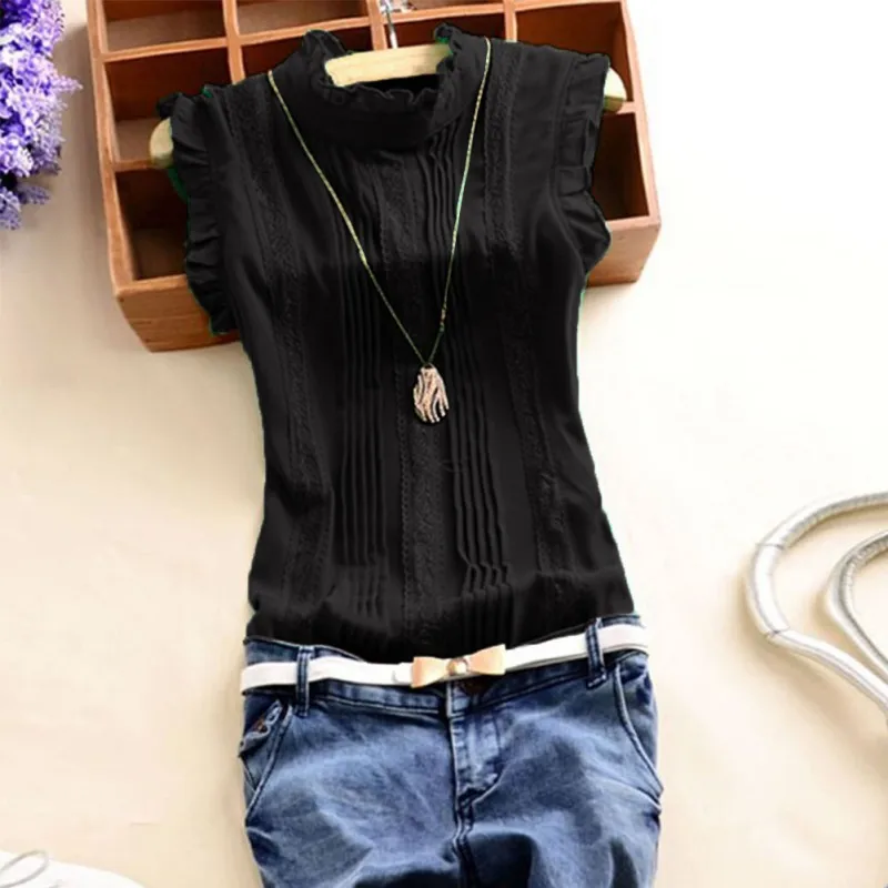 Womens Tops And Blouses Office Lady Casual Summer Blouse Top Retro Women Reffle Shirt Chiffon Blouse S-XL Womens Tops And Blouses Office Lady Casual Summer Blouse Top Retro Women Reffle Shirt Chiffon Blouse S-XL