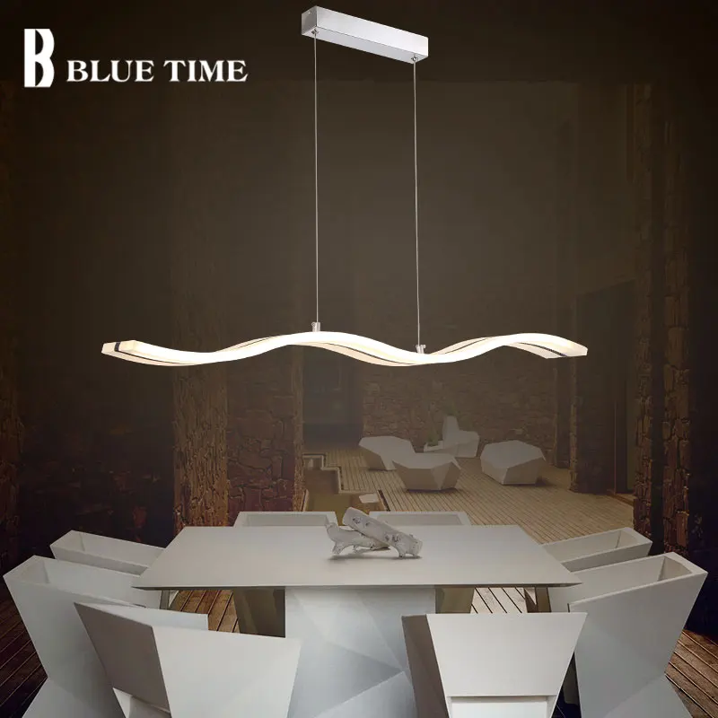  Modern Led Pendant Light For Dining Room Living Room Kitchen l97CM 38w Acrylic Ceilling Mounted Led - 32788122337