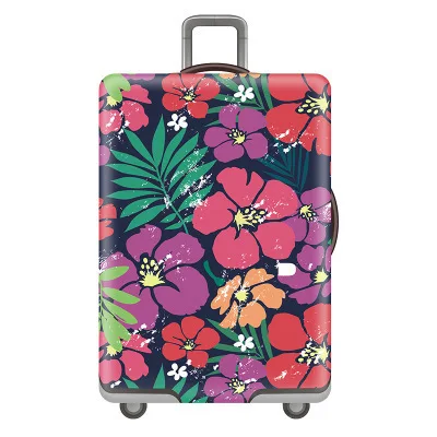 3D мультфильм Фламинго эластичный багаж Защитные чехлы для 18-30 дюймов чемодан пылезащитный чехол туристические аксессуары - Цвет: 008