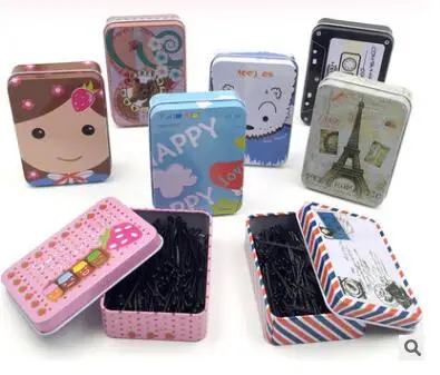 

450pcs=3boxes Small hair clips black invisible hairpin U-shaped hair clips hair clip steel bangs small black card