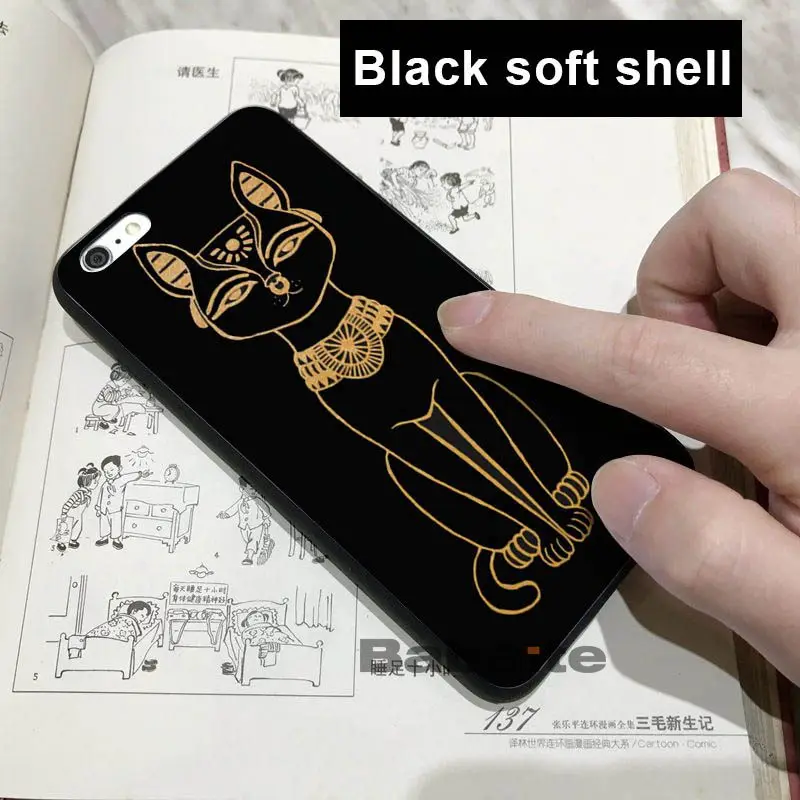 Babaite Egypt Nefertiti Anubis anch чехлы для телефонов оболочка задняя крышка iPhone 8 7 6 6S Plus X XS MAX 5