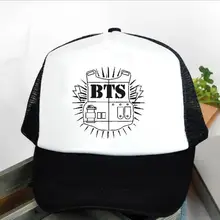 2016 Special Offer Rushed Bangtan Cadete Cap Hats Bts Logo Baseball Hat Version A Bulletproof Style