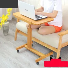 Lazy bed laptop desk desktop family bed with a simple desk can be folded simple mobile small table