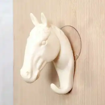 

4 sets of decorative resin wall sheet home modern pony wall jewelry key rack folding bag hook frame key holder wall hook