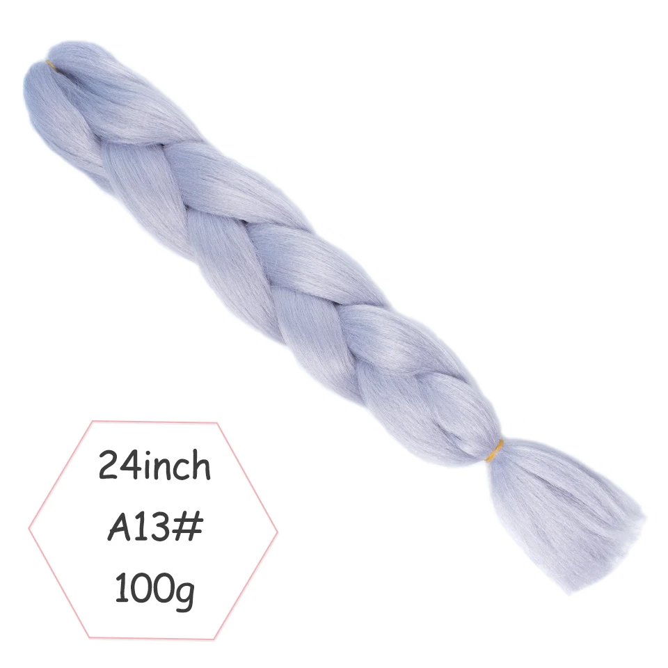 Xtrend фиолетовый Омбре плетение волос выражений 2" 100 г большие синтетические косы крючком волокна волос 10 шт. термостойкие - Цвет: M1b/красный