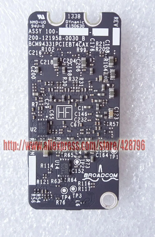 

BCM94331PCIEBT4CAX Bluetooth 4.0/WiFi wireless AirPort Card For MacBook Pro 13.3" MD101LL/A A1278 A1286 A1297 661-6510 607-8958