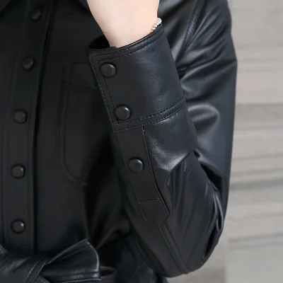 2018 New Fashion Genuine Sheep Leather Jacket H38