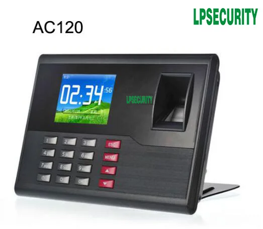 A-C120 2,8 дюймов TFT экран Биометрические отпечатков пальцев контрольные часы, засекают время присутствия TCP/IP