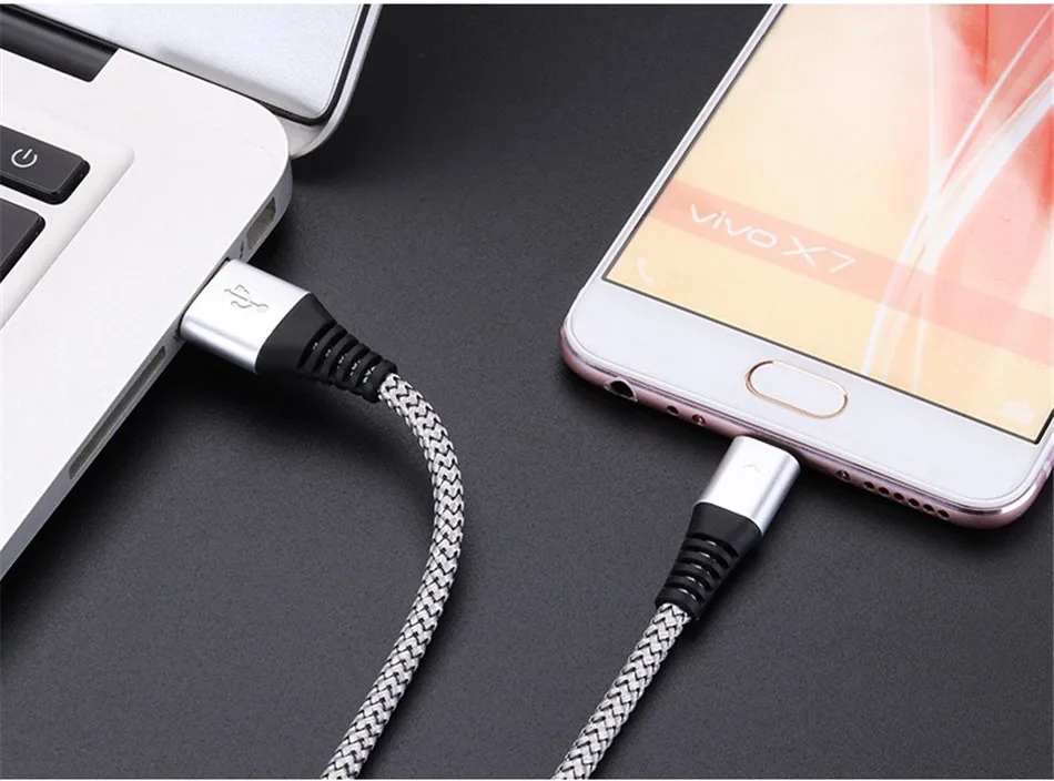 NOHON Micro USB Charge Data Sync Cable For Samsung Galaxy S7 S6 Huawei P8 Xiaomi Redmi Note 4 4X Phone Fast Charging Cables 1.2M