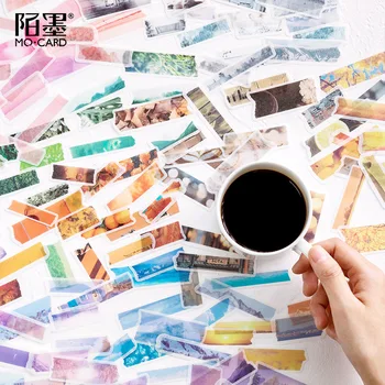 

60pcs/lot Kawaii Paper Stationery Sticker Set Cute Universe Scrapbooking Diary Album Diy Craft Planner Decorative Label Sticker