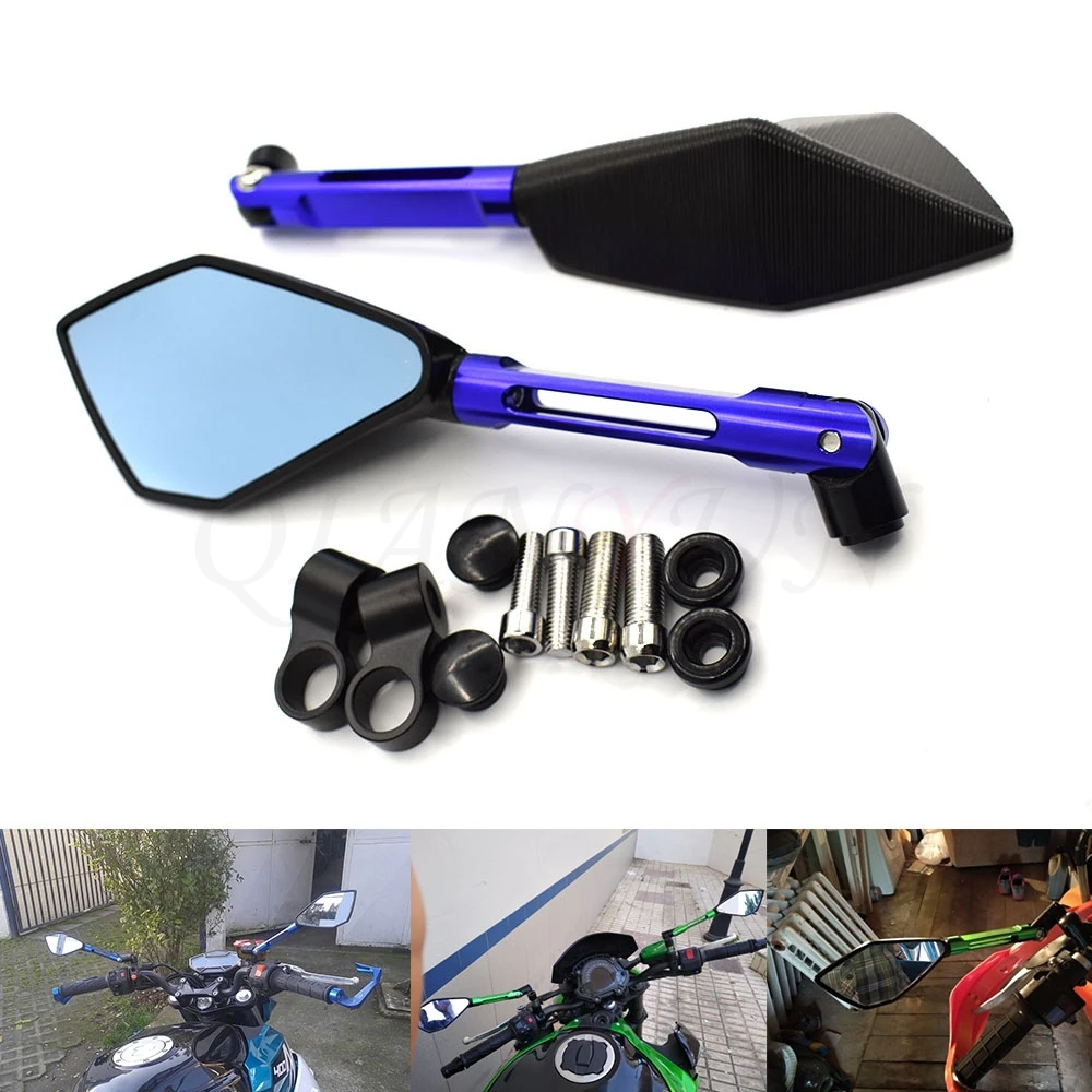 

Universal Motorcycle mirror side Rearview For Suzuki katana Bandit Hayabusa SV650 GSR750 for kawasaki z750 KTM Honda BMW Hyosung