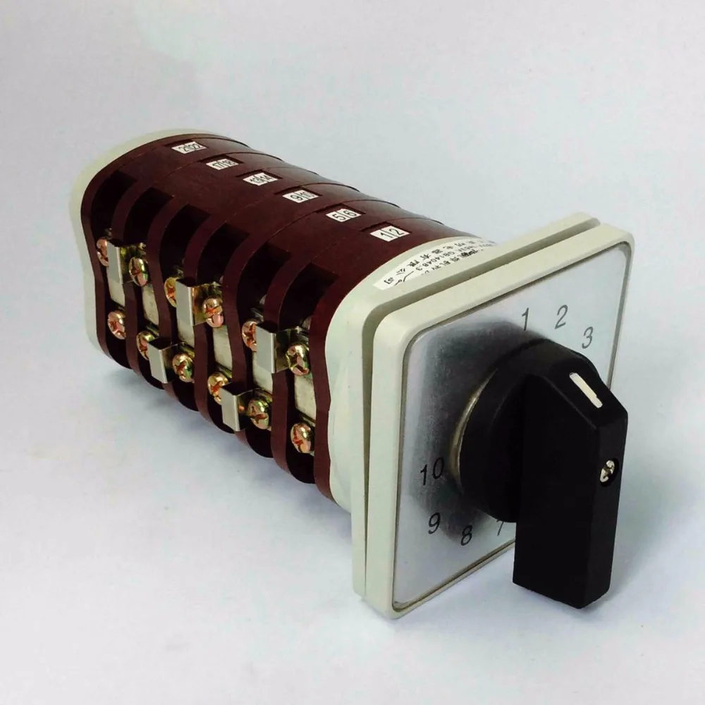 

Supplies Welding Machine Change-over Switch Universal KDHC-63/6*10 10 Archives 6 Section 24 Individual Contact Zhejiang