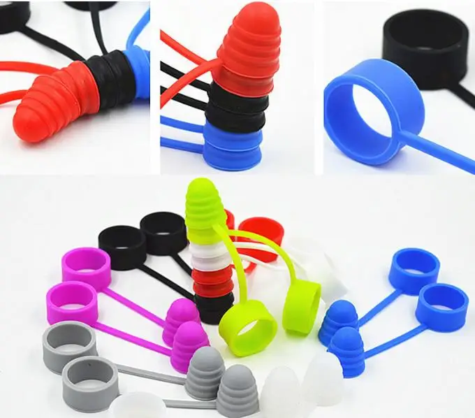 

1PC Universal Mouthpiece Dust Cap Cover Silicone Vape Band Rings RTA RDA Tank