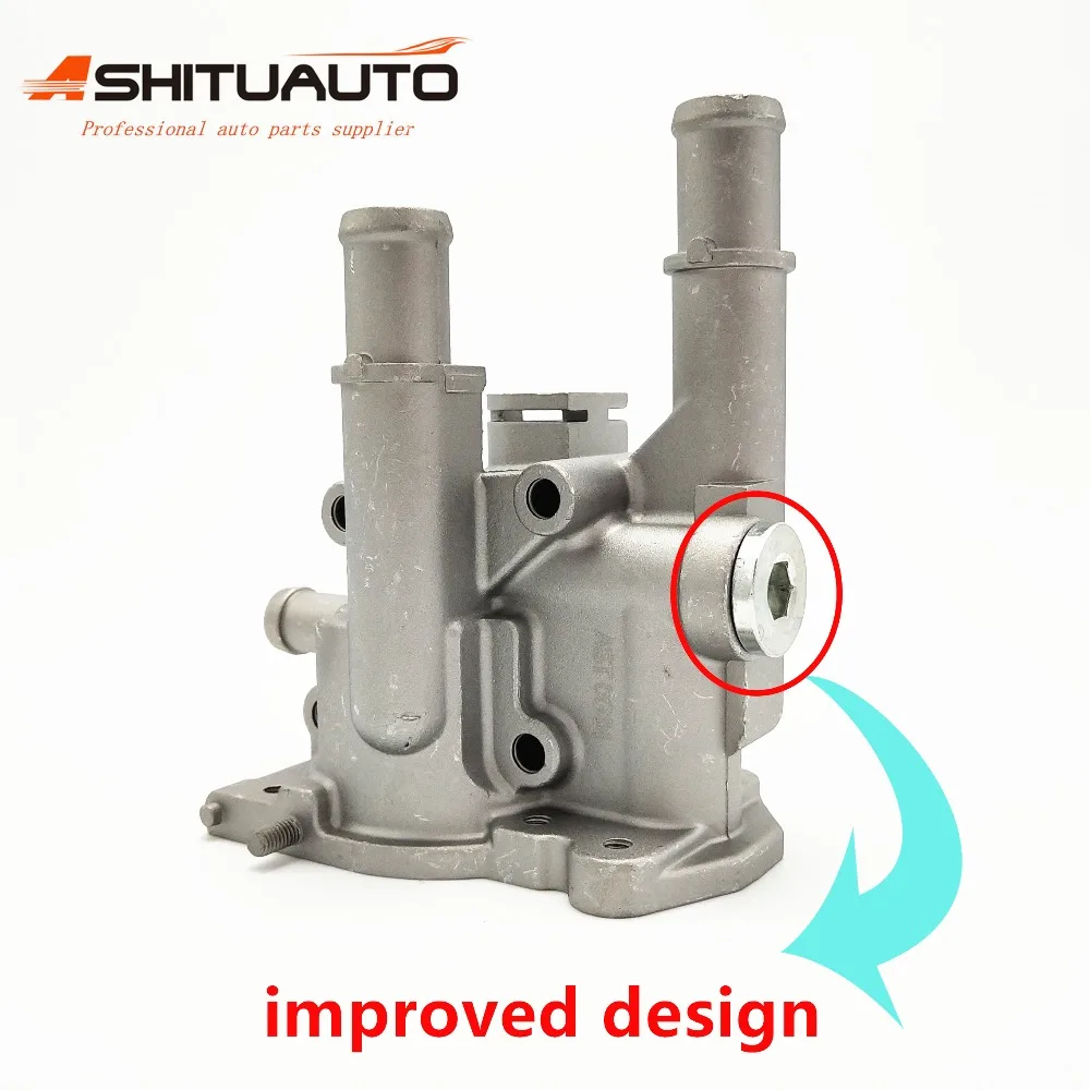 Aluminum Engine Cooling Thermostat Housing Cover with Sensor For Chevrolet Cruze Epica Opel Astra Vectra96984103 96817255
