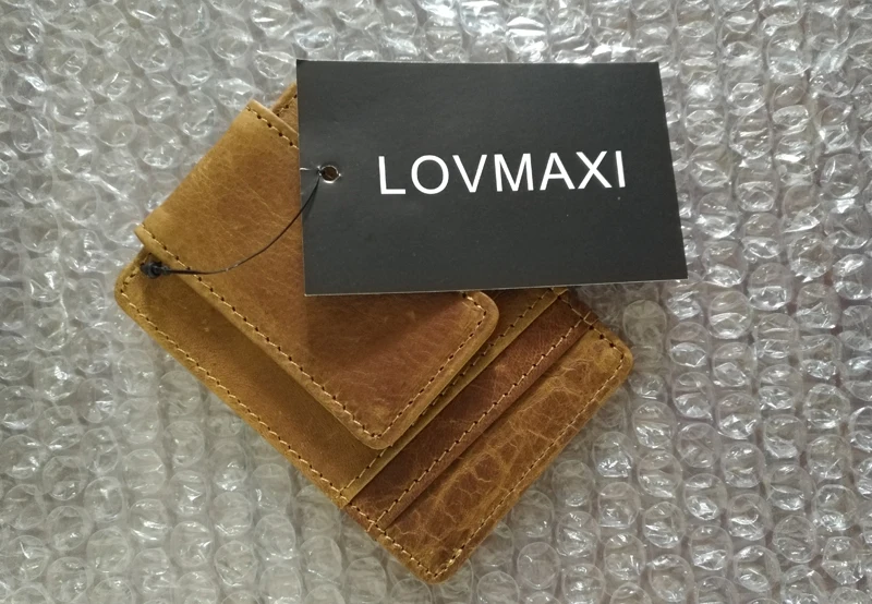 LOVMAXI, винтажные кошельки, натуральная кожа, мужские Зажимы для денег, натуральная кожа, винтажные кошельки, короткий дизайн, кошелек в Европейском стиле