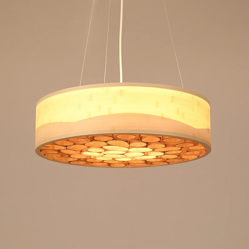 Discount led e27 Chinese Bamboo Acrylic Iron Handmade LED Lamp.LED Light.Ceiling Lights.LED Ceiling Light.Ceiling Lamp For Foyer Bedroom 3